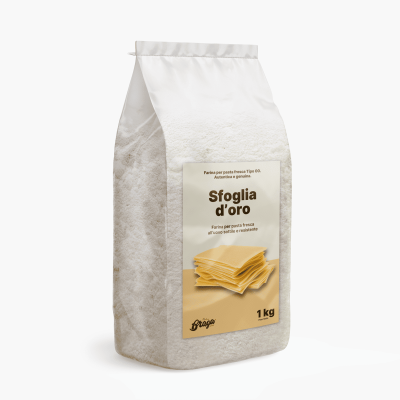 Flour 00 Golden Parcourir pour les pâtes d'oeufs minces et durables