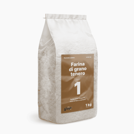 Farina di Grano Tenero Typ 1, Macinata a Pietra
