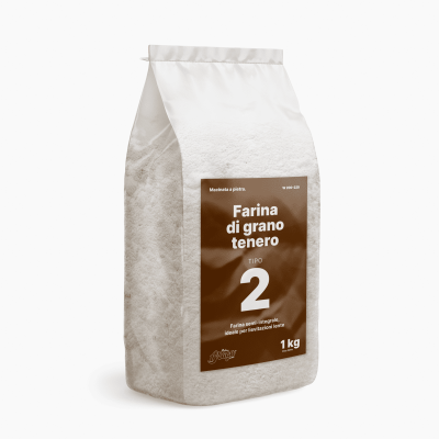 Farina di Grano Tenero di Tipo 2, Macinata a Pietra
