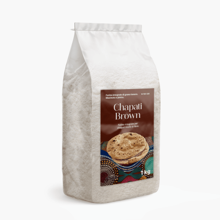 Complete flour for Chapati Brown, Grinded in Stone