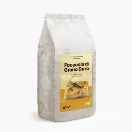 Grano Duro Remacinata semolina for Focaccia di Grano Duro